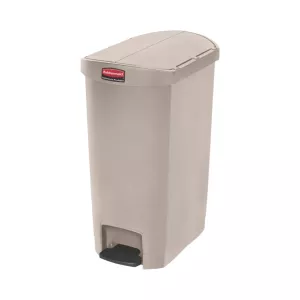 poubelle slim à pédale 50 litre 343x527x721